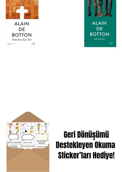 Ateistler Için Din + Aşk Dersleri + Okuma Sticker'ları