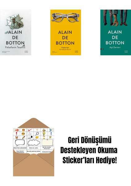 Felsefenin Tesellisi + Haberler + Aşk Dersleri + Okuma Sticker'ları