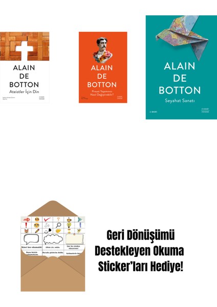 Ateistler Için Din + Proust Yaşamınızı Nasıl Değiştirebilir? + Seyahat Sanatı + Okuma Sticker'ları