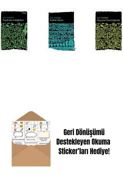 Taş Bina ve Diğerleri + Kabuk Adam + Hayatın Sessizliğinde + Okuma Sticker'ları