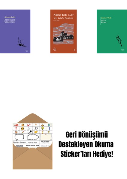 Arkadaşlık Günleriydi + Everest Açıkhava 21 - Gidersen Yıkılır Bu Kent + Saklı Kalan + Okuma Sticker'ları
