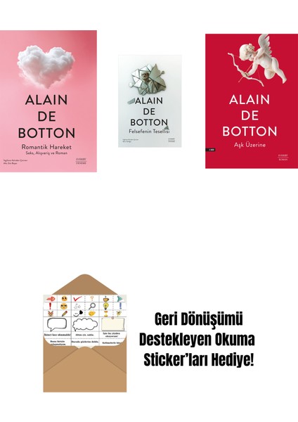 Romantik Hareket + Felsefenin Tesellisi + Aşk Üzerine + Okuma Sticker'ları