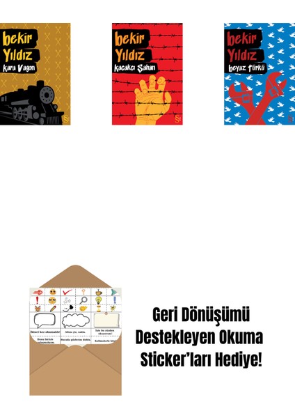 Kara Vagon + Kaçakçı Şahan + Beyaz Türkü + Okuma Sticker'ları