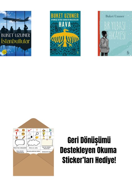 Istanbullular + Uyumsuz Defne Kaman'ın Maceraları - Hava + Bir Yılbaşı Hikâyesi + Okuma Sticker'ları