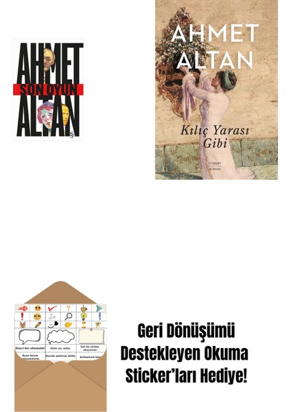 Son Oyun + Kılıç Yarası Gibi + Okuma Sticker'ları