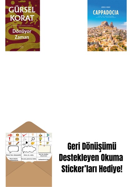 Dönüyor Zaman + Cappadocia (Ciltli) + Okuma Sticker'ları