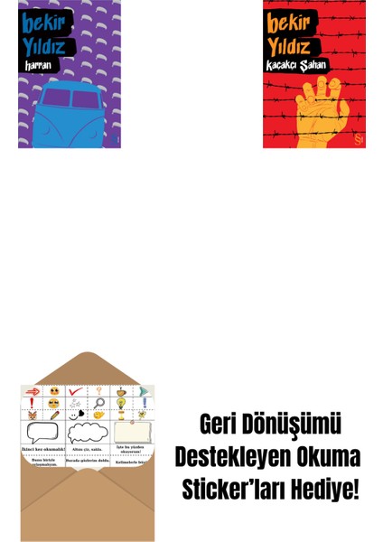 Harran + Kaçakçı Şahan + Okuma Sticker'ları