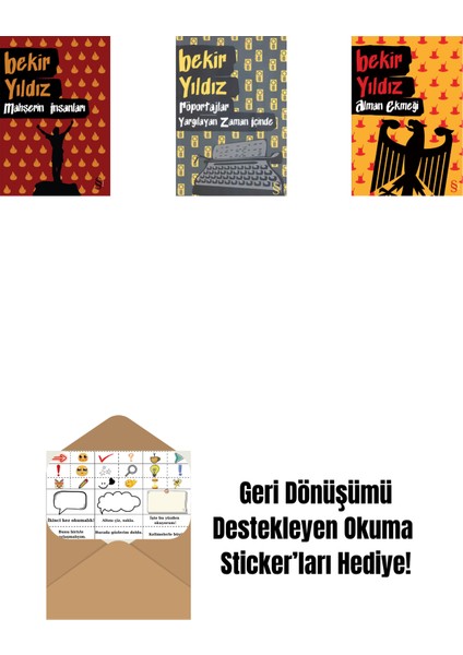 Mahşerin Insanları + Röportajlar: Yargılayan Zaman Içinde + Alman Ekmeği + Okuma Sticker'ları
