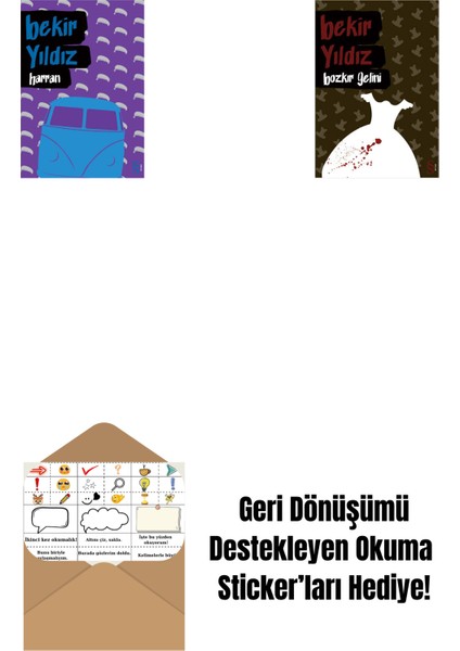 Harran + Bozkır Gelini + Okuma Sticker'ları