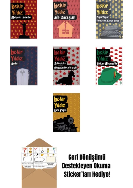 Bekir Yıldız 7 Kitap Set + Okuma Sticker'ları
