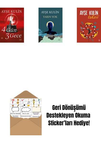 4 Gün 3 Gece + Yarın Yok + Taksiii + Okuma Sticker'ları