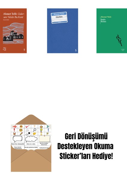 Everest Açıkhava 21 - Gidersen Yıkılır Bu Kent + Görsen + Saklı Kalan + Okuma Sticker'ları