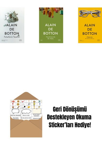 Felsefenin Tesellisi + Havalimanında Bir Hafta + Haberler + Okuma Sticker'ları