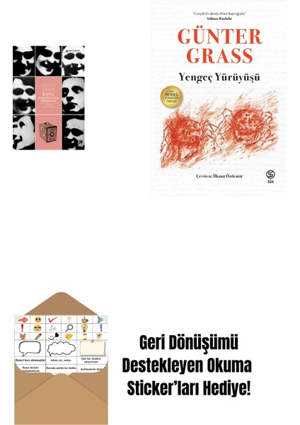 Kutu + Yengeç Yürüyüşü + Okuma Sticker'ları