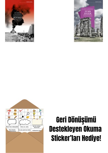 Kıyısız + Iyi Bir Evlilik + Okuma Sticker'ları