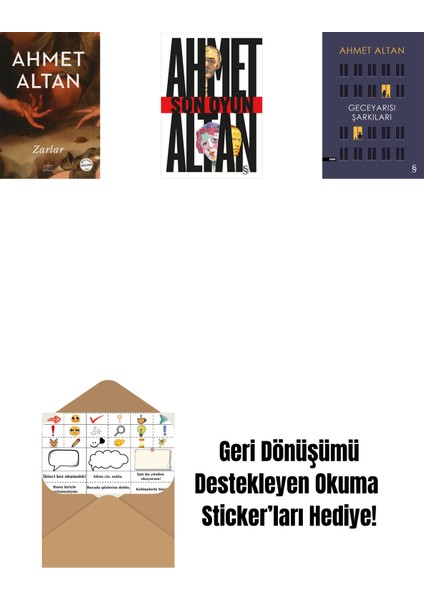 Zarlar + Son Oyun + Geceyarısı Şarkıları + Okuma Sticker'ları