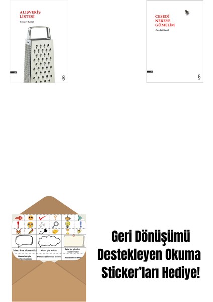 Alışveriş Listesi + Cesedi Nereye Gömelim + Okuma Sticker'ları
