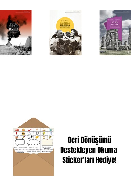 Kıyısız + Fırtına + Iyi Bir Evlilik + Okuma Sticker'ları