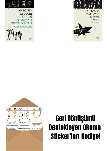 Önemi Olmayan Küçük Yanlış Anlamalar + Düşler Düşü + Okuma Sticker'ları