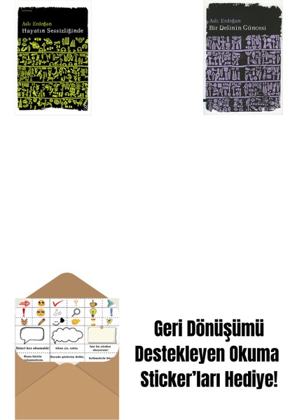 Hayatın Sessizliğinde + Bir Delinin Güncesi + Okuma Sticker'ları