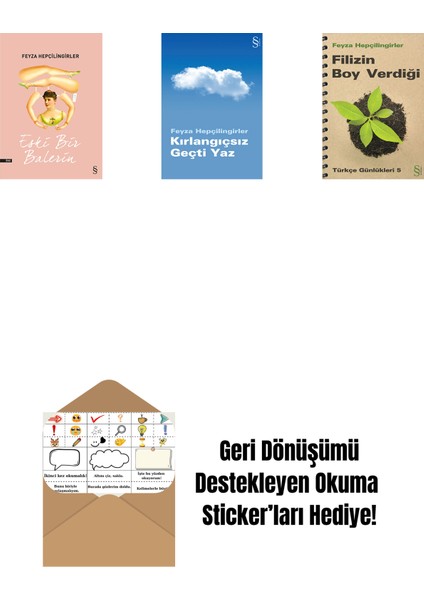 Eski Bir Balerin + Kırlangıçsız Geçti Yaz + Filizin Boy Verdiği + Okuma Sticker'ları