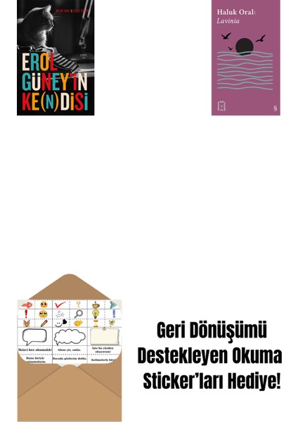 Erol Güney’in Ke(N)Disi + Everest Açıkhava 31 - Lavinia + Okuma Sticker'ları