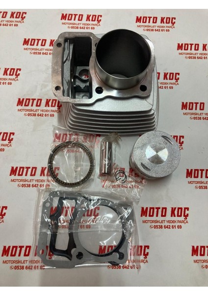 Cg 200 15 Perno 65,5 Piston 77-40 Boy Silindir Piston TEK Sekman Conta Takımı