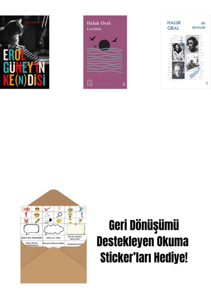 Erol Güney’in Ke(N)Disi + Everest Açıkhava 31 - Lavinia + Şiir Hikâyeleri + Okuma Sticker'ları