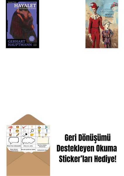 Hayalet + Sevgili Wanda + Okuma Sticker'ları
