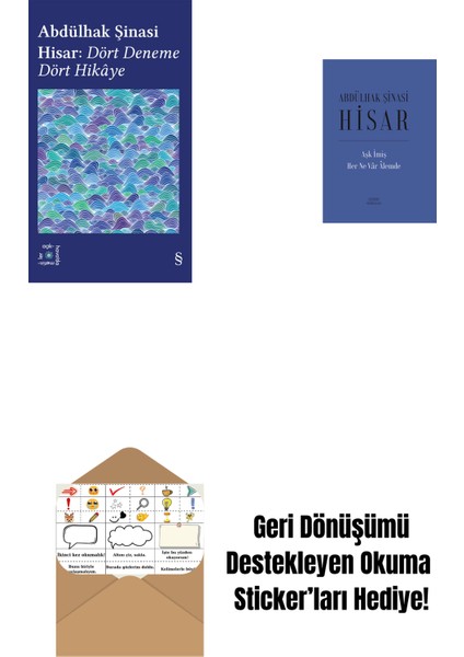 Everest Açıkhava 42 - Dört Deneme Dört Hikâye + Aşk Imiş Her Ne Vâr Âlemde (Ciltli) + Okuma Sticker'ları