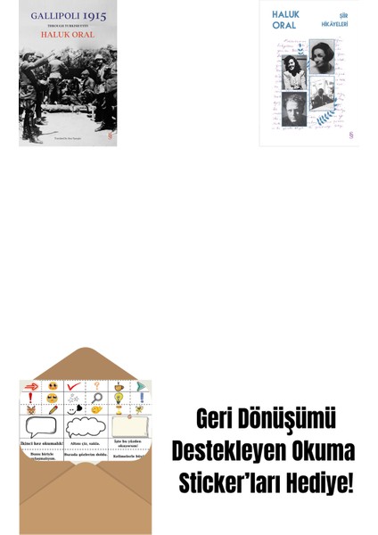 Gallipoli 1915 (Ciltli) + Şiir Hikâyeleri + Okuma Sticker'ları