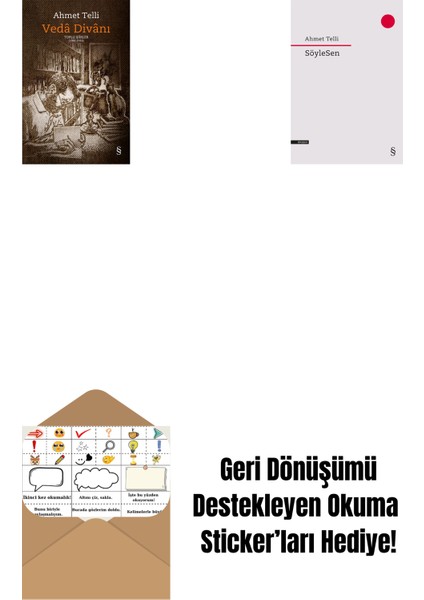 Vedâ Divânı (Bez Ciltli) + Söylesen + Okuma Sticker'ları