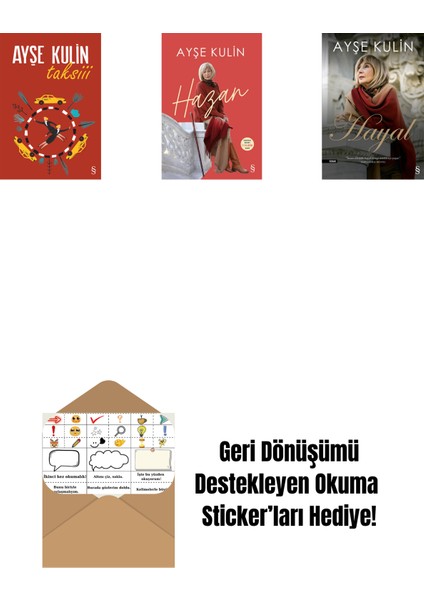 Taksiii + Hazan + Hayal + Okuma Sticker'ları