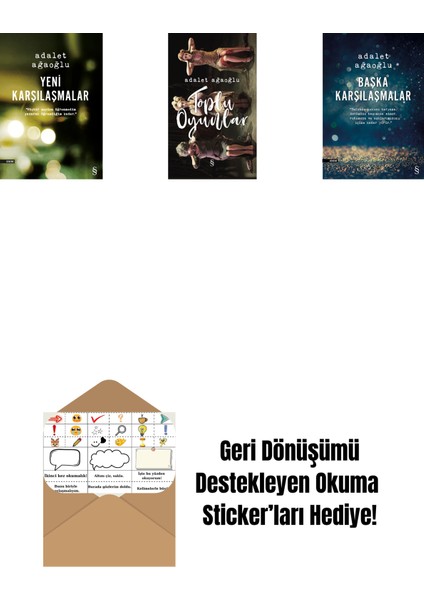 Yeni Karşılaşmalar + Toplu Oyunlar (Ciltli) + Başka Karşılaşmalar + Okuma Sticker'ları