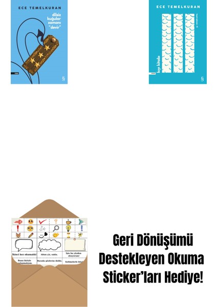 Dilsiz Kuğular Zamanı “devir” + Kıyı Kitabı + Okuma Sticker'ları