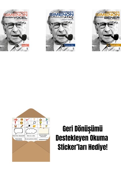 Kaçak + Kiralık Oda + Ormandaki Deli + Okuma Sticker'ları