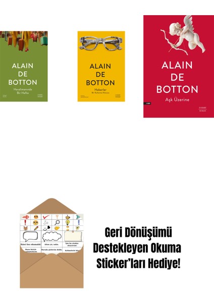 Havalimanında Bir Hafta + Haberler + Aşk Üzerine + Okuma Sticker'ları