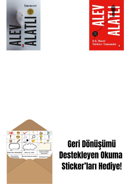 Işkenceci + O.k. Musti Türkiye Tamamdır + Okuma Sticker'ları