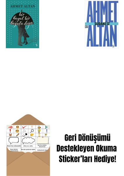 Bir Hayat Bir Hayata Değer + Sudaki Iz (Cep Boy) + Okuma Sticker'ları