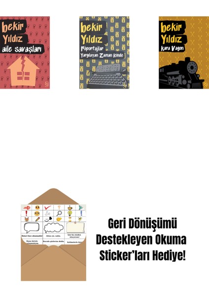 Aile Savaşları + Röportajlar: Yargılayan Zaman Içinde + Kara Vagon + Okuma Sticker'ları