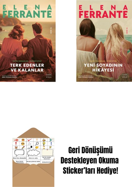 Terk Edenler ve Kalanlar + Yeni Soyadının Hikâyesi + Okuma Sticker'ları
