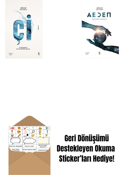 Çi + Aeden + Okuma Sticker'ları