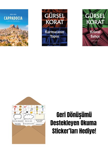 Cappadocia (Ciltli) + Kurmacanın Yapısı + Kristal Bahçe + Okuma Sticker'ları