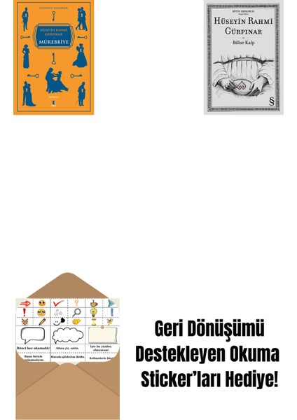 Mürebbiye + Billur Kalp + Okuma Sticker'ları