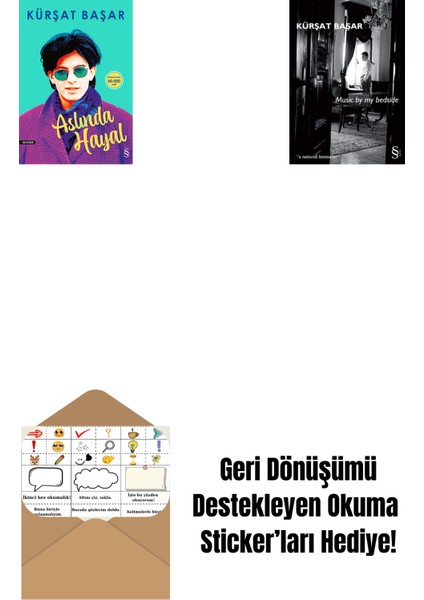 Aslında Hayal + Music By My Bedside + Okuma Sticker'ları