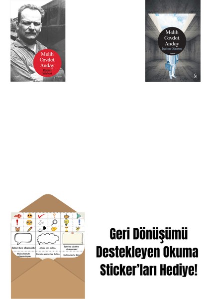 Melih Cevdet Anday - Bütün Şiirleri + Isa’nın Güncesi (Ciltli) + Okuma Sticker'ları