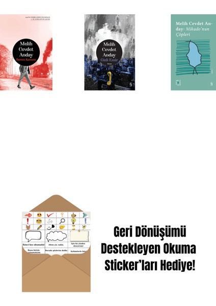Barem Kanunu + Gizli Emir (Ciltli) + Everest Açıkhava 3 - Mikado’nun Çöpleri + Okuma Sticker'ları
