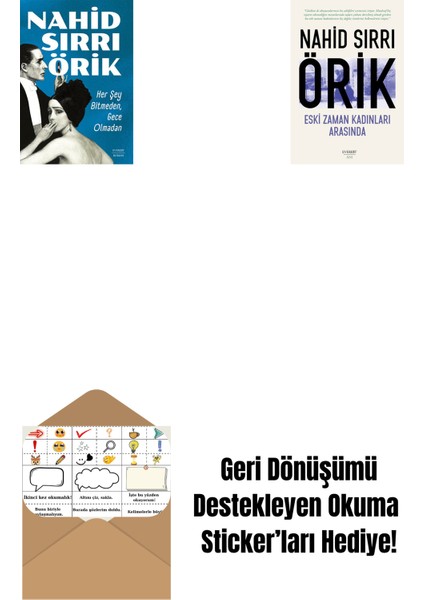Her Şey Bitmeden, Gece Olmadan + Eski Zaman Kadınları Arasında + Okuma Sticker'ları