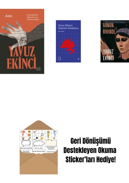 Aziz + Everest Açıkhava 39 - Dedemin Madalyası + Günün Birinde + Okuma Sticker'ları