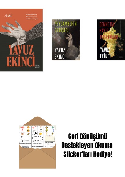Aziz + Peygamberin Endişesi + Cennetin Kayıp Toprakları + Okuma Sticker'ları